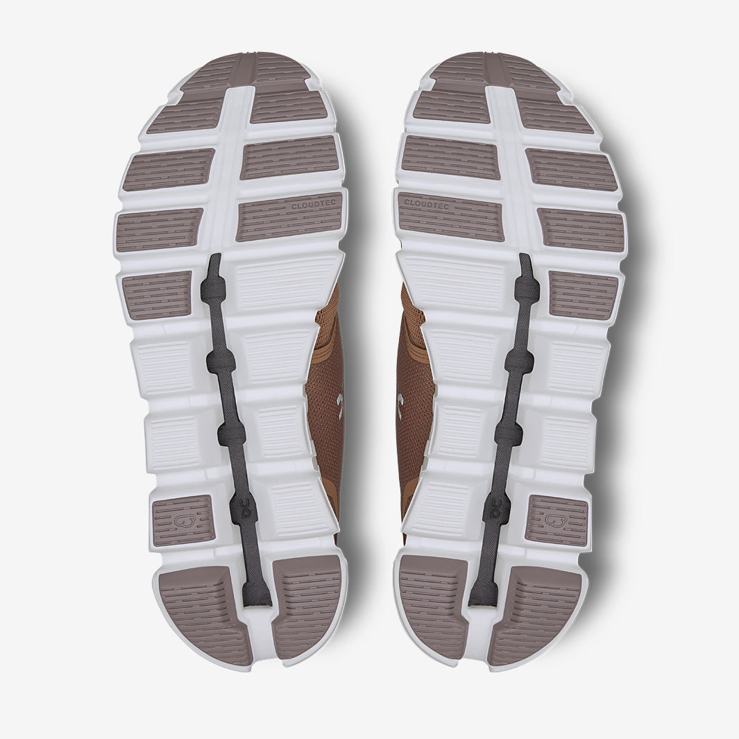 On Womens Cloud 5 - Rosebrown/Fog - Trainers - Womens Shoes