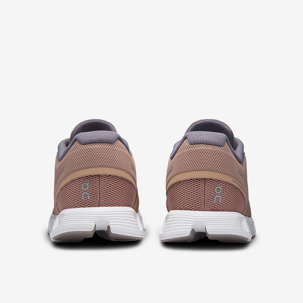 On Womens Cloud 5 - Rosebrown/Fog - Trainers - Womens Shoes