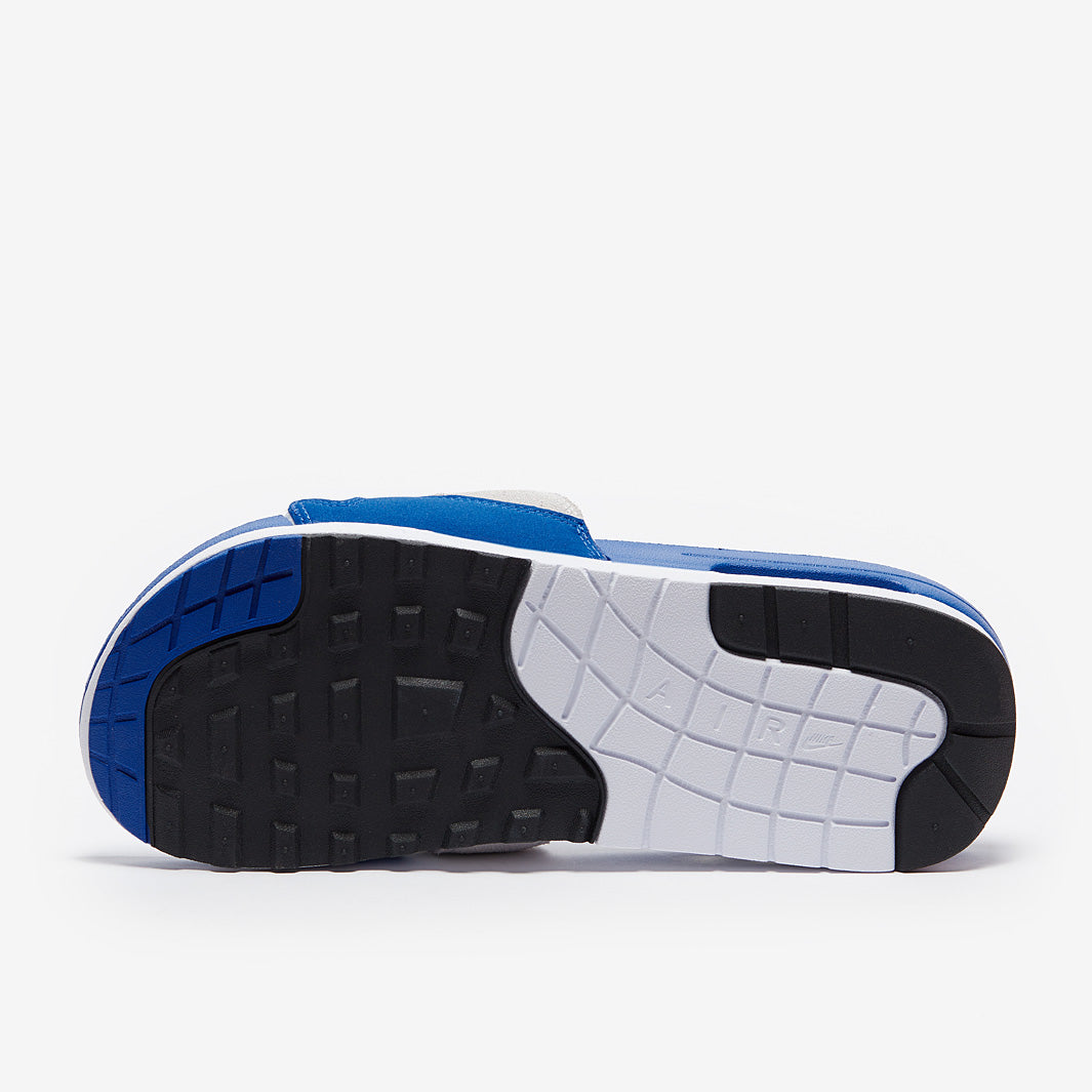 Nike Sportswear Air Max 1 Slide - White/Royal Blue/Black/Light