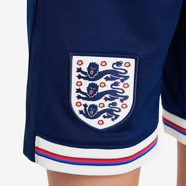 Nike England 2024 Kids Dri-FIT Stadium Home Shorts