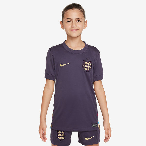 Nike England 2024 Kids Dri-FIT Stadium SS Away Shirt