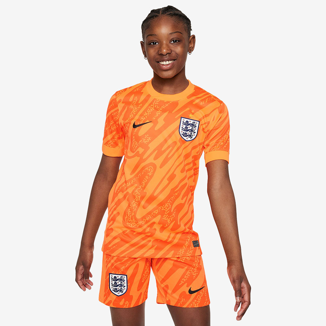 Nike England 2024 Kids Dri-FIT GK Stadium SS Shirt