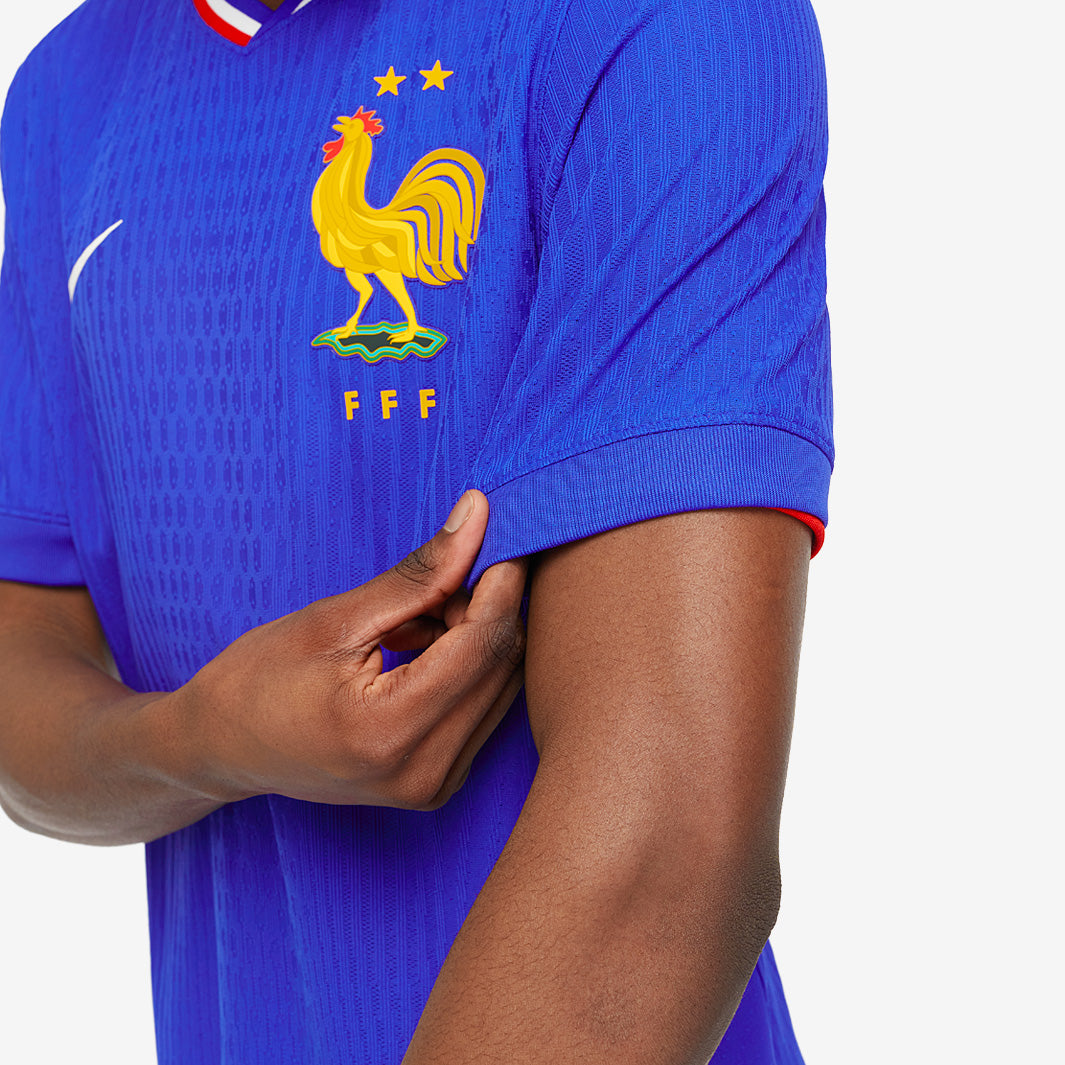 Nike France 2024 Dri-FIT ADV Match SS Home Shirt - Bright Blue