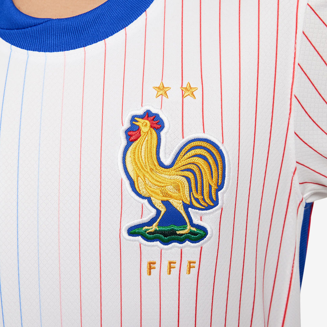 Nike France 2024 Kids Dri-FIT Stadium SS Away Shirt