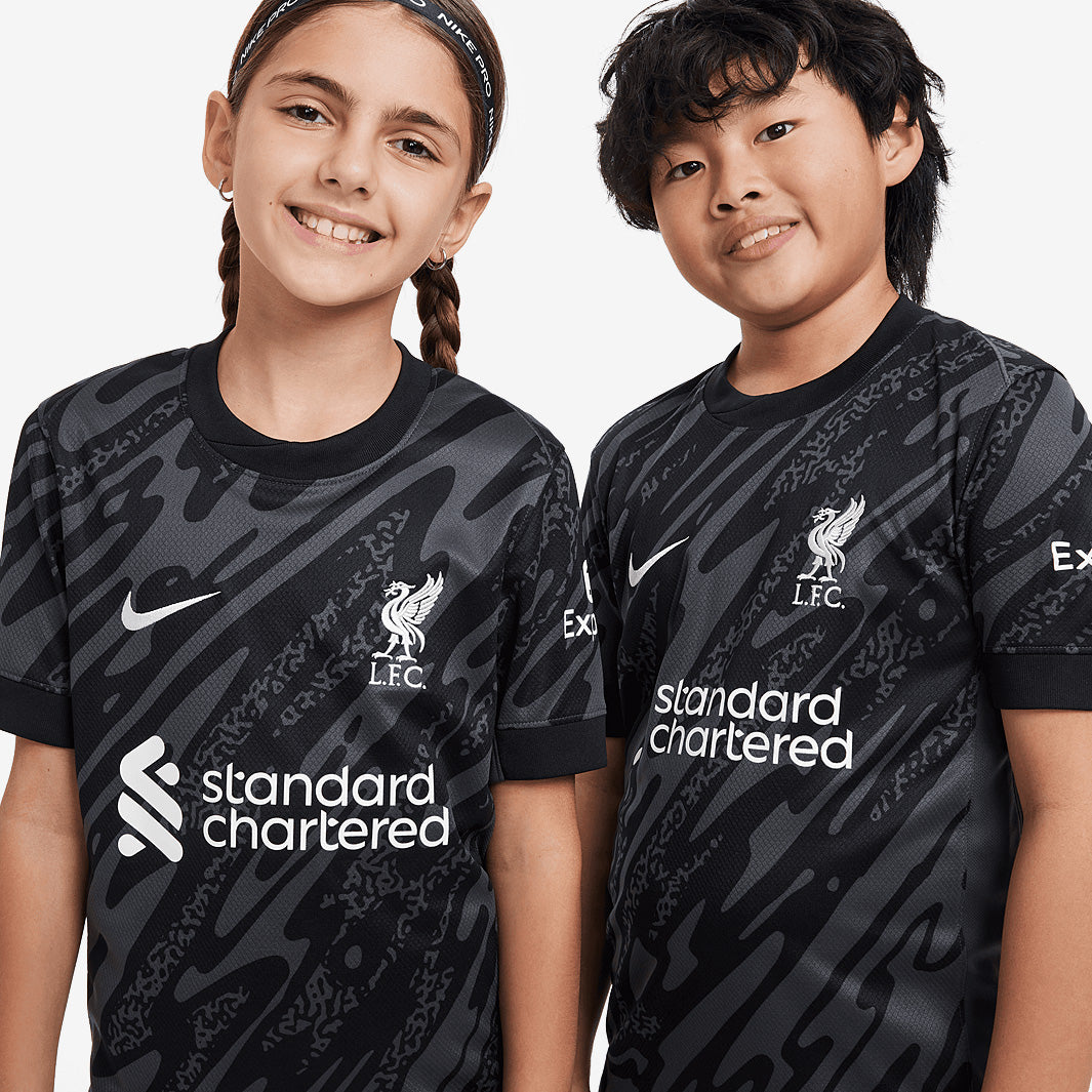 Nike Liverpool 24/25 Kids Dri-FIT Stadium SS Shirt - Anthracite