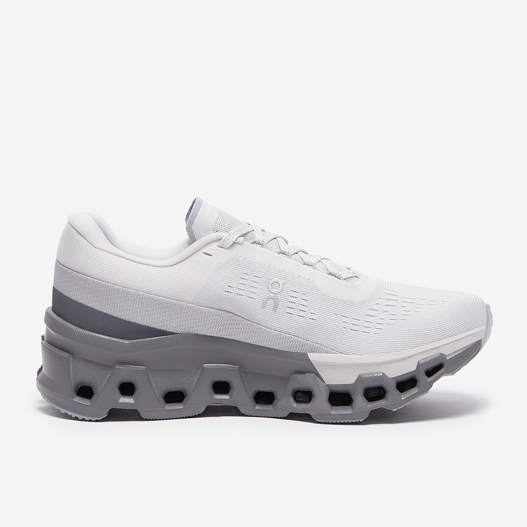 On Womens Cloudmonster 2 - Frost/Rock - Womens Shoes