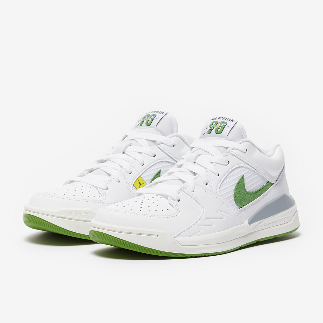 Womens Jordan Stadium 90 - White/Chlorophyll/Sail/Lightening