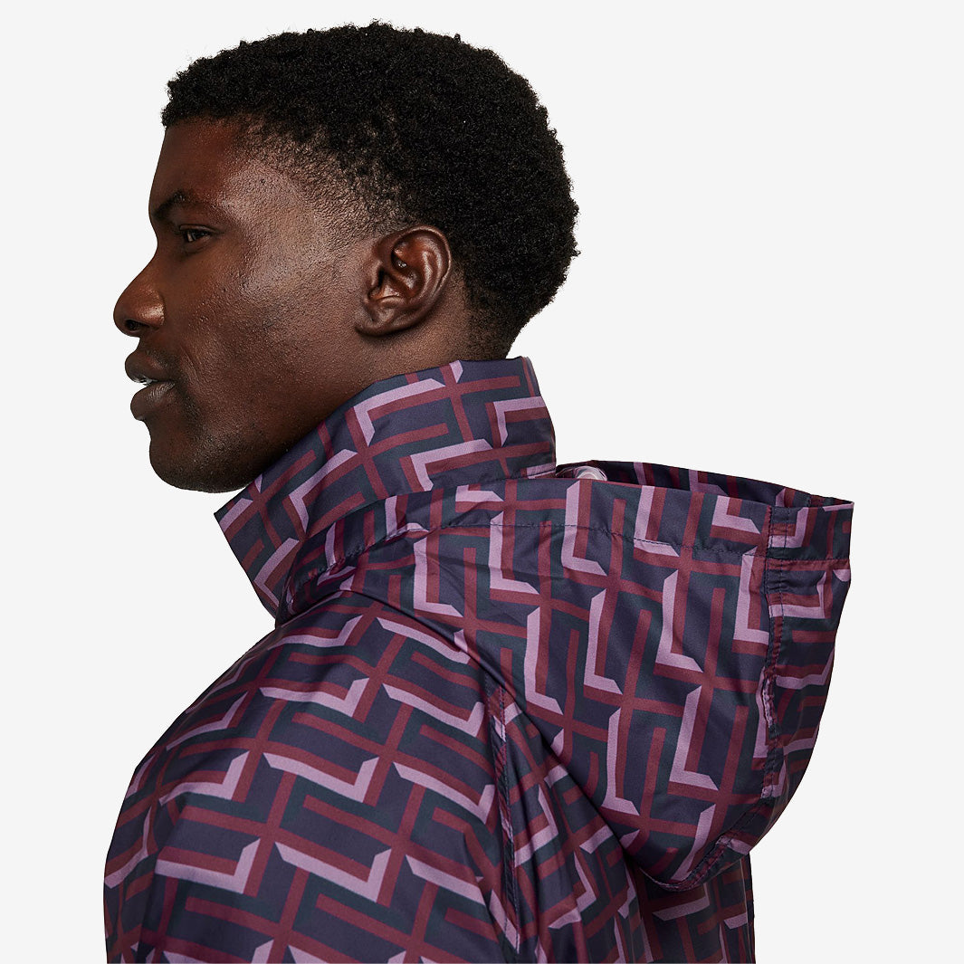Nike England 2024 Jacket - Rosewood/Purple Ink/Sesame - Mens Replica