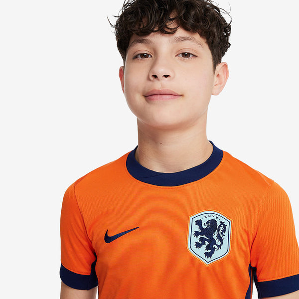 Nike Netherlands 2024 Kids Dri-FIT Stadium SS Home Shirt