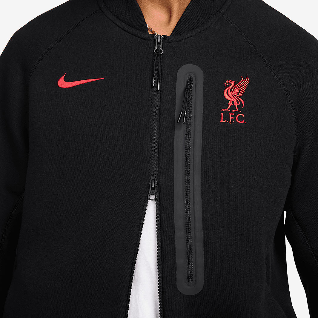 Nike Liverpool 24/25 NSW Tech Fleece N98 Jacket - Black/Black/Gym