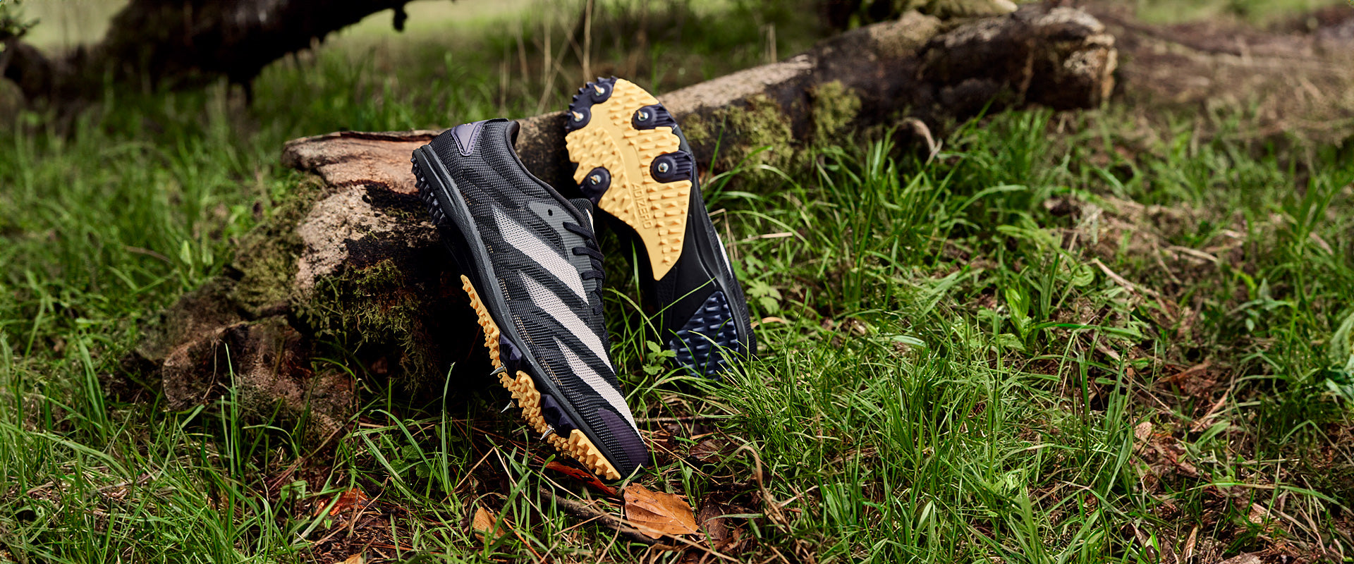 adidas adizero XCS - Core Black/Zero Met./Spark - Mens Shoes