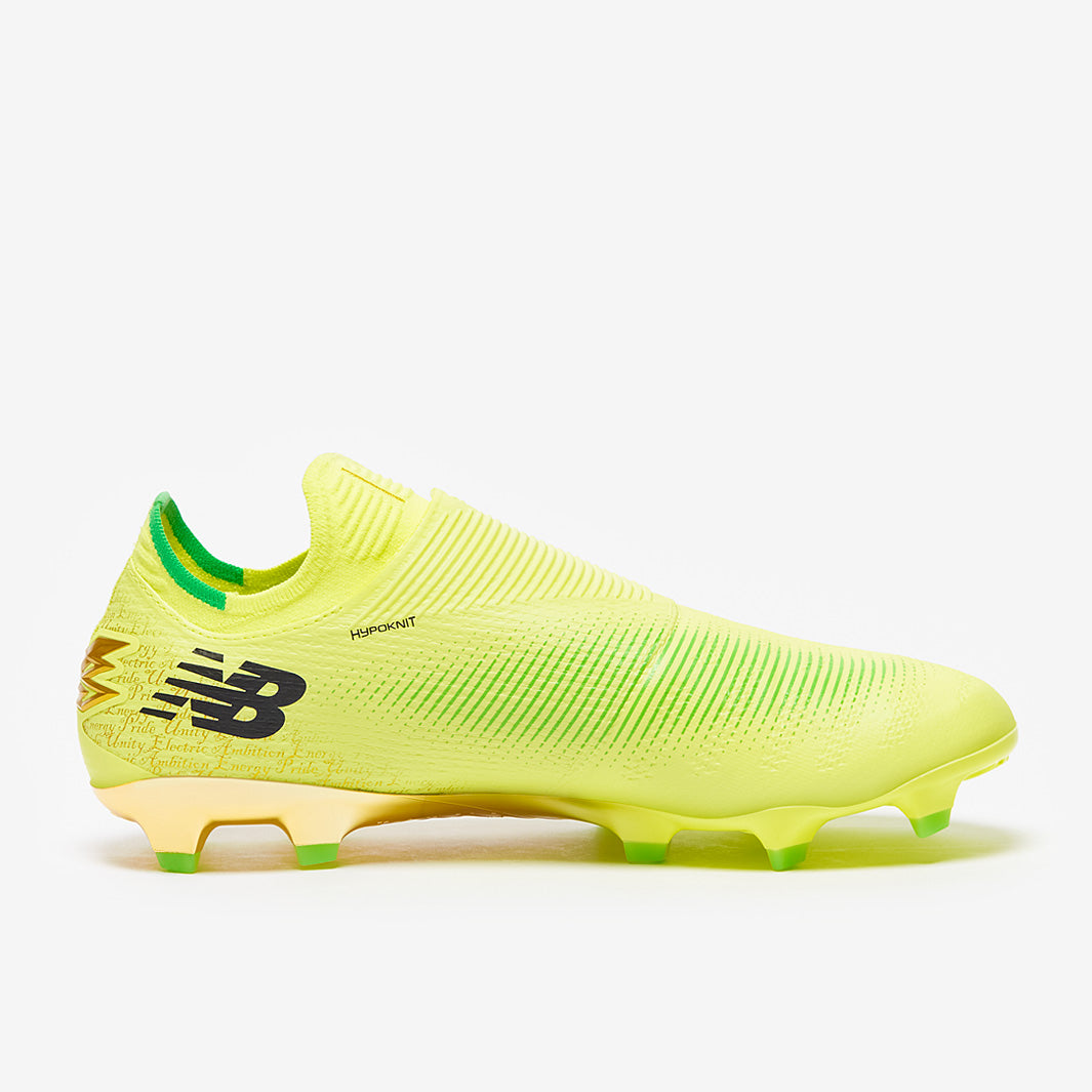 New Balance Furon V7+ Pro FG x Bukayo Saka - Bleached Lime Glow