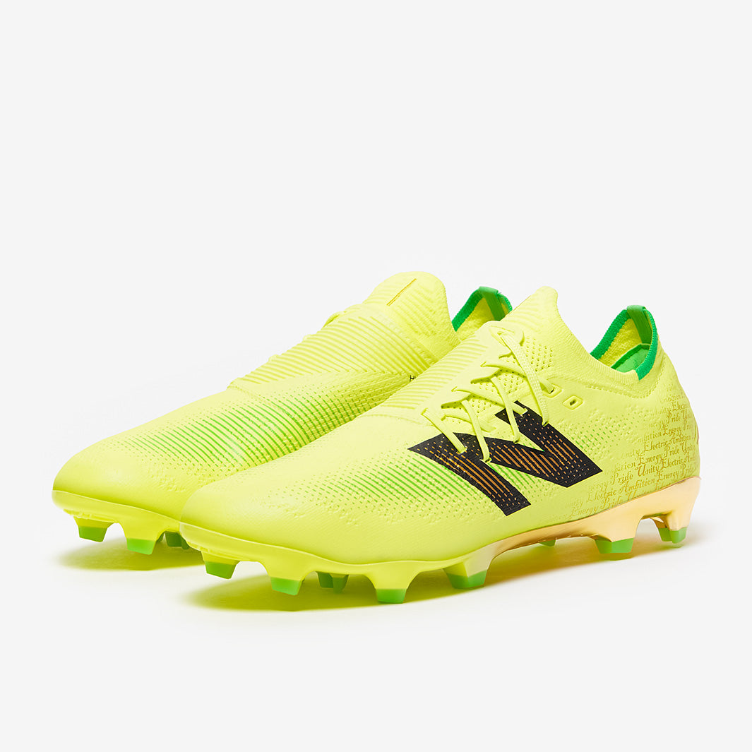 New Balance Furon V7+ Pro FG x Bukayo Saka - Bleached Lime Glow