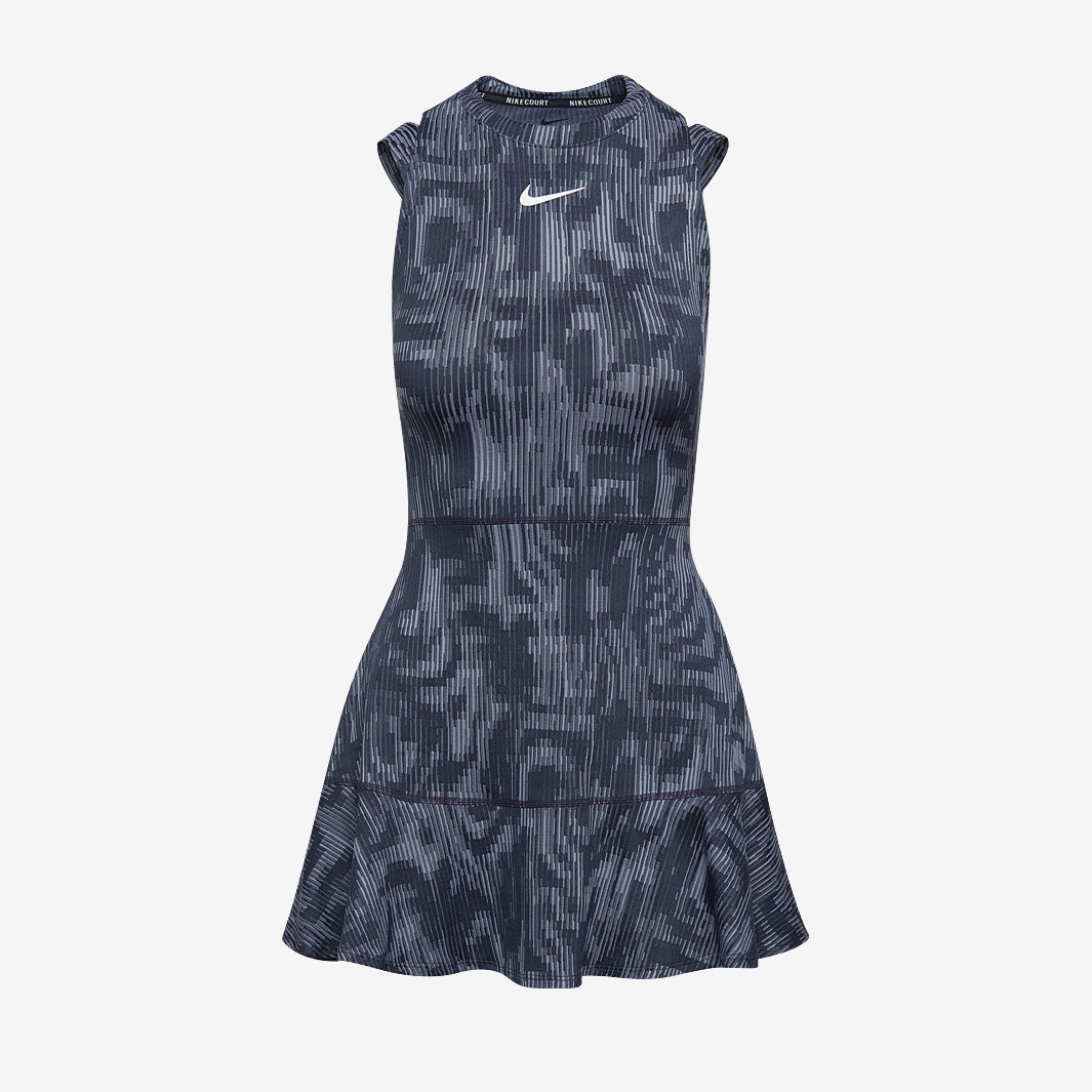 Nike Womens Court Slam Dri-FIT Dress - Thunder Blue/White