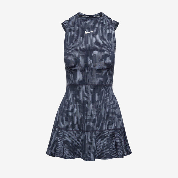 Nike Womens Court Slam Dri-FIT Dress - Thunder Blue/White
