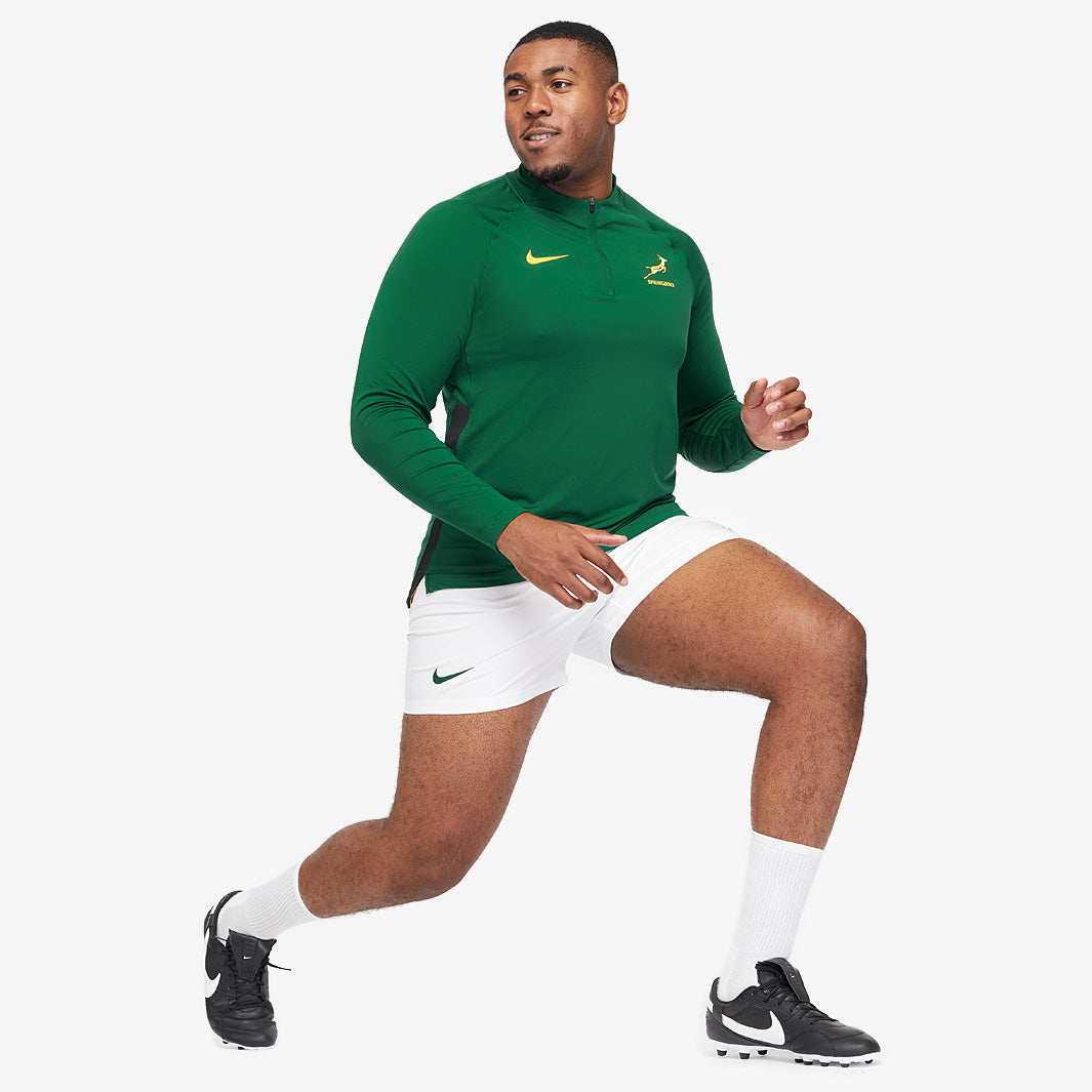 Nike Springboks 24/25 Training 1/4 Zip Top - Gorge Green - Mens