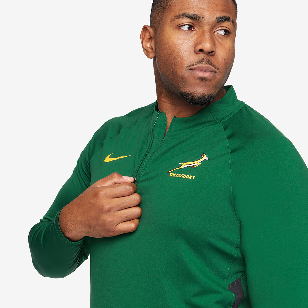 Nike Springboks 24/25 Training 1/4 Zip Top - Gorge Green - Mens