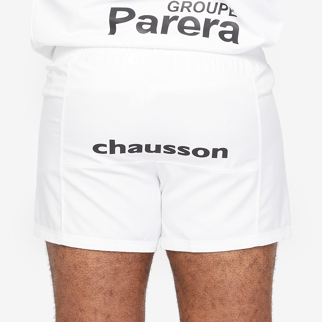 Nike Stade Toulousain 24/25 Alternate Shorts - White - Mens Replica