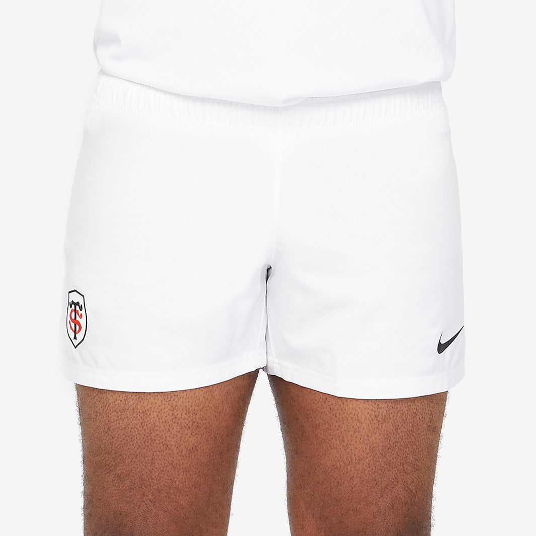 Nike Stade Toulousain 24/25 Alternate Shorts - White - Mens Replica