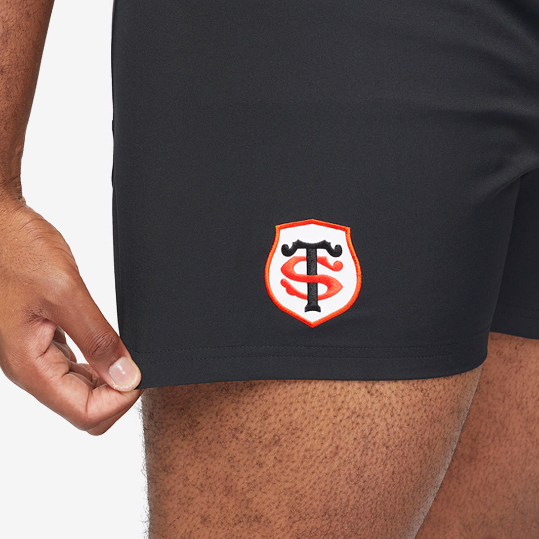 Nike Stade Toulousain 24/25 Home Shorts - Black - Mens Replica