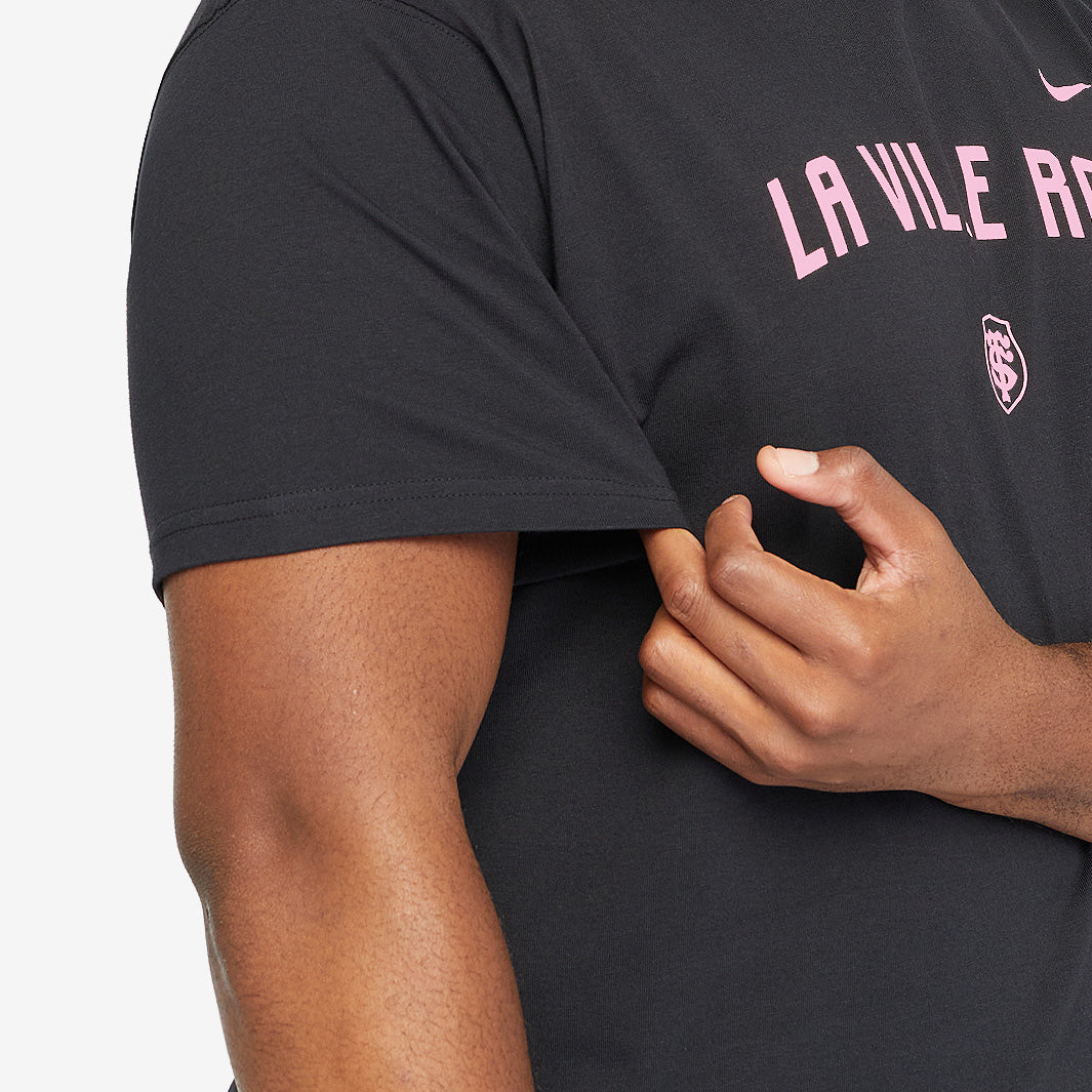 Nike Stade Toulousain 24/25 City Pack Loose Fit Tee - Black - Mens