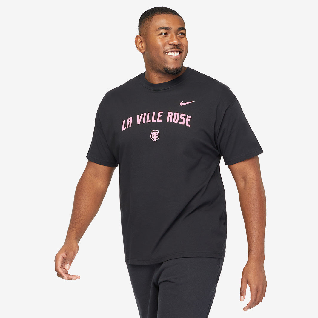 ウェア NIKE Stade Toulousain 24/25 City T-shirt Nike Stade Toulousain 24/25 City Pack Loose Fit Tee - Black - Mens