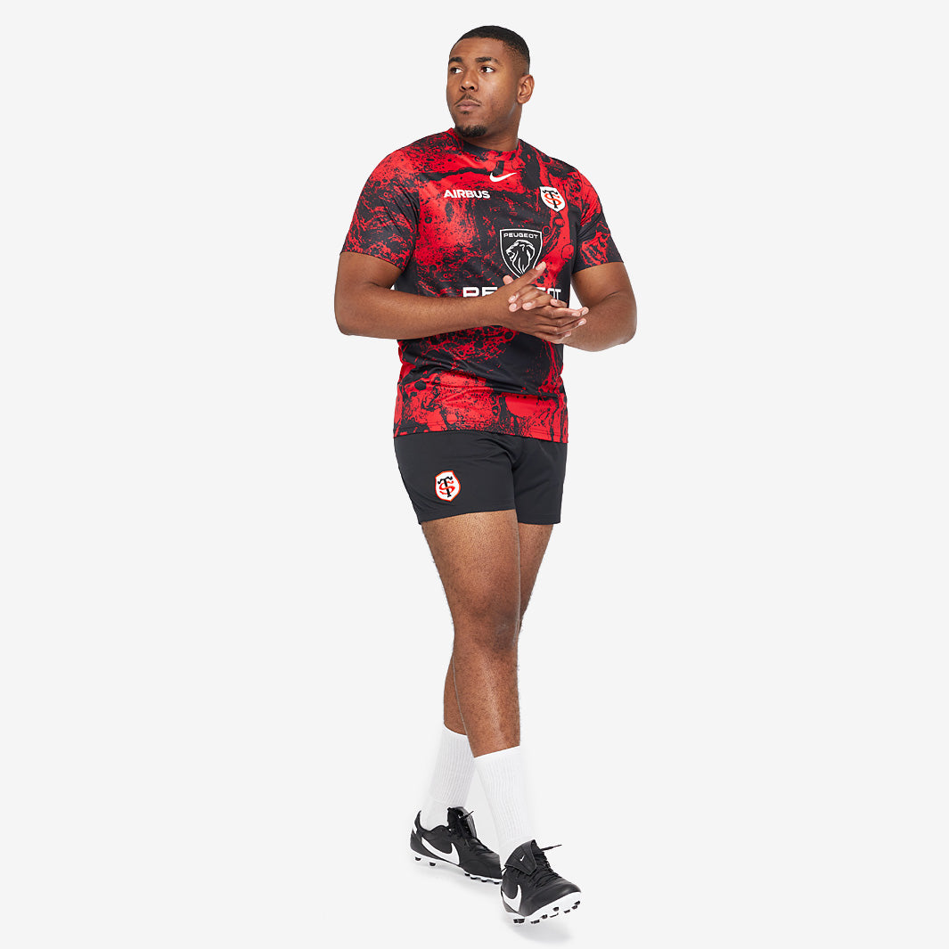 Nike Stade Toulousain 24/25 Pre-Match Top - Black - Mens Replica