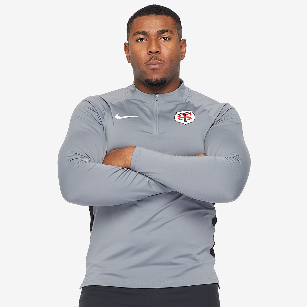 Nike Stade Toulousain 24/25 Training 1/4 Zip Top - Cool Grey