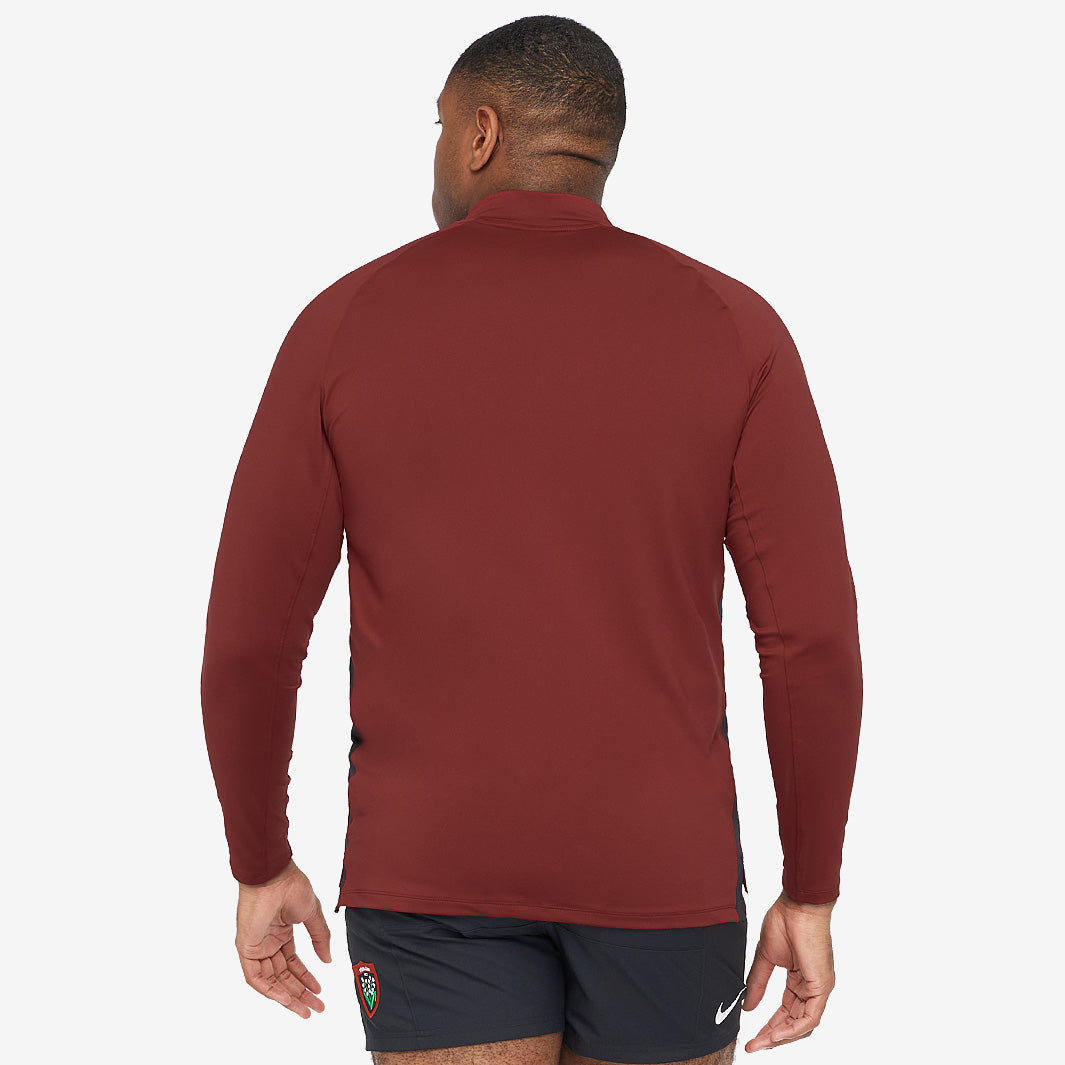 Nike RC Toulon 24/25 Training 1/4 Zip Top - Team Red - Mens Replica