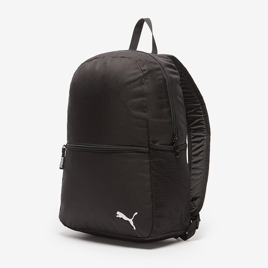 black leather puma backpack Puma teamGOAL Core Backpack - Puma Black