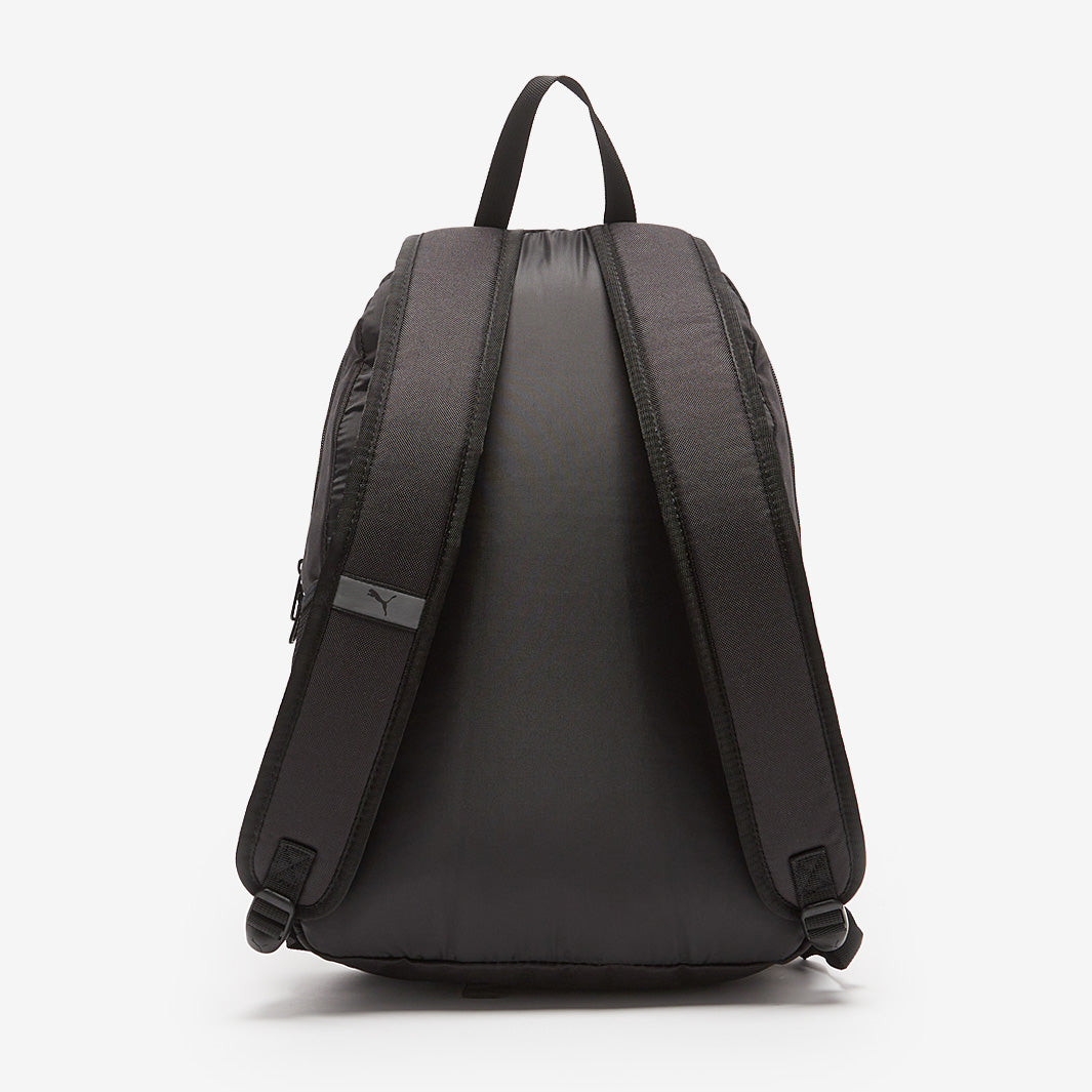 black leather puma backpack Puma teamGOAL Core Backpack - Puma Black