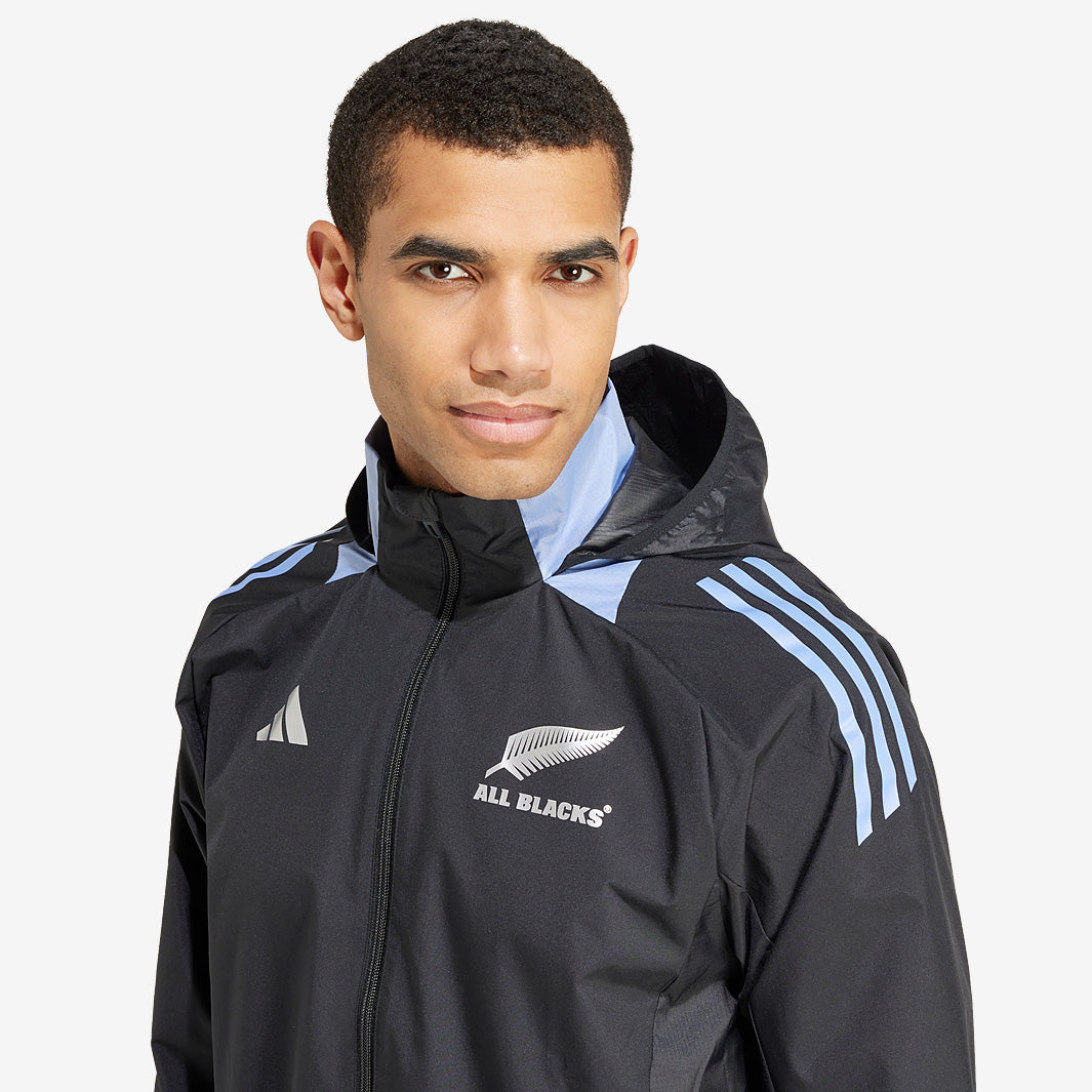 adidas All Black All Weather Jacket - All Black - Mens Replica