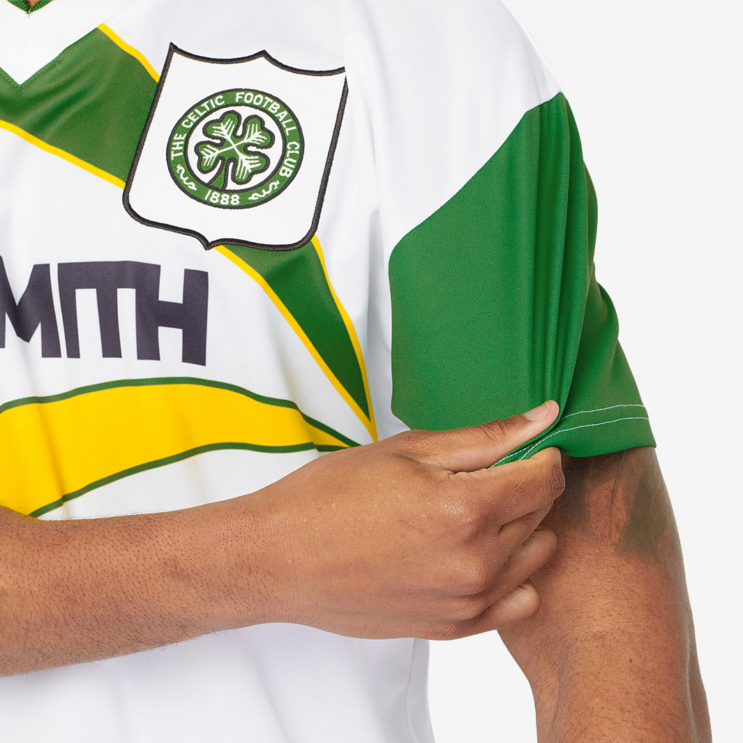 Hummel Celtic 1994/95 Retro Away Shirt - White/Green/Yellow - Mens