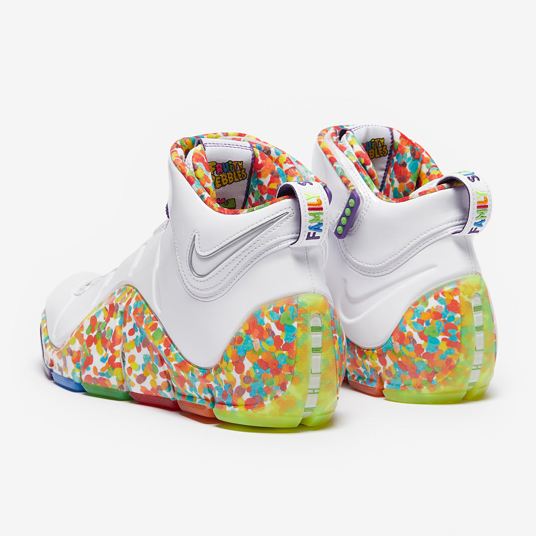 Nike Zoom LeBron 4 - White/True Red/Mean Green/Varsity Purple