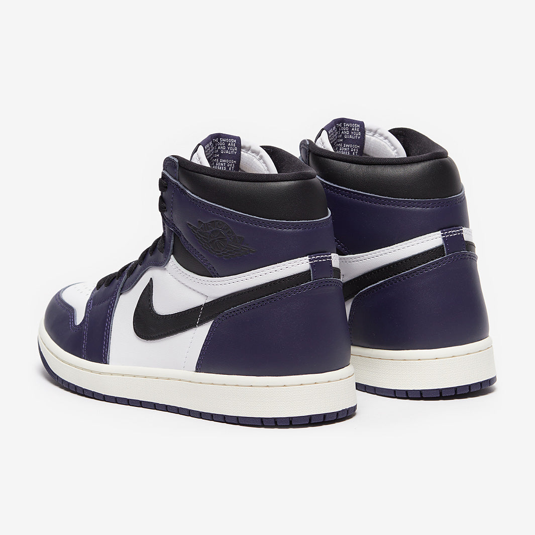 Air Jordan 1 Retro High OG - Midnight Navy/Black/White/Sail