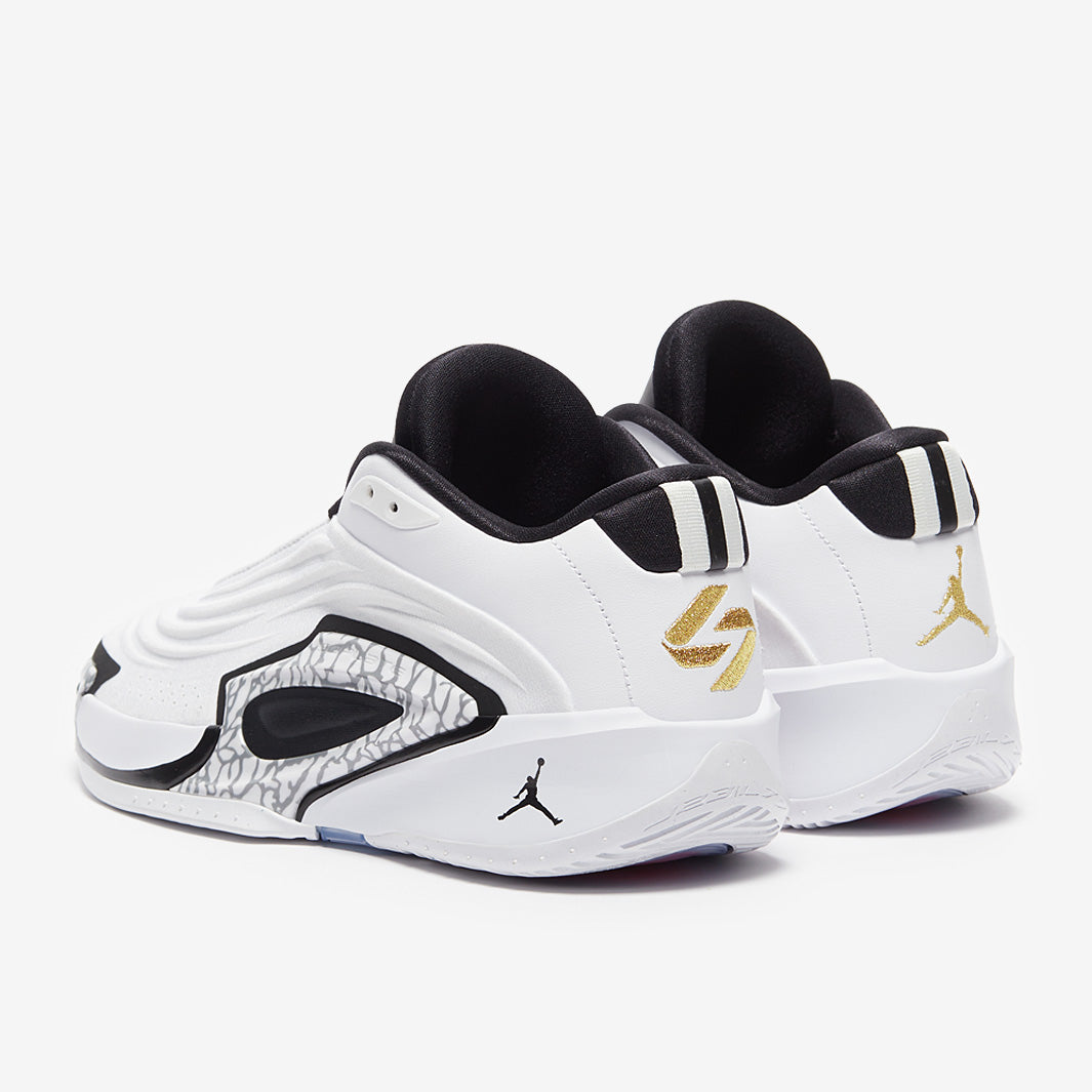 Jordan Luka 3 - White/Metallic Gold/Black/Red Orbit - Trainers