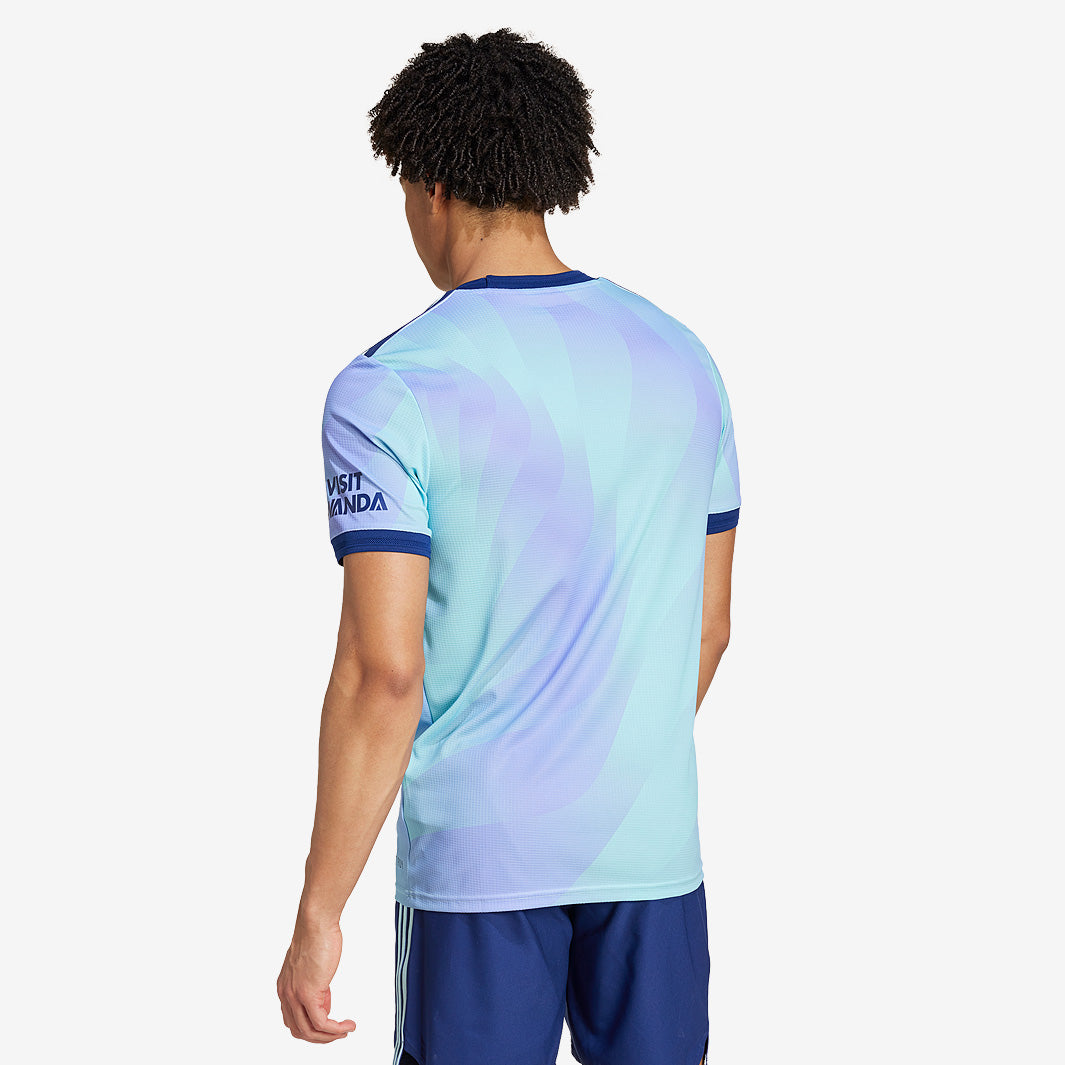 adidas Originals Arsenal Authentic Third Shirt - Clear Aqua/Light