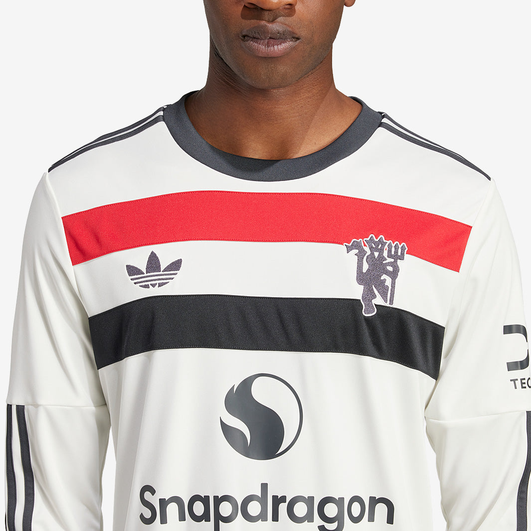adidas Originals Manchester United 24/25 LS Third Shirt - Off