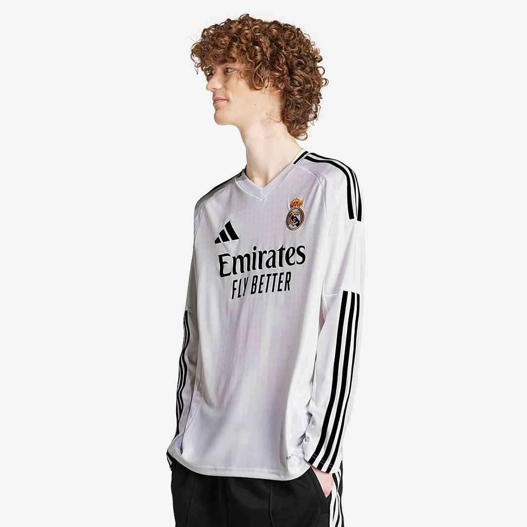 adidas Real Madrid 24/25 LS Home Shirt