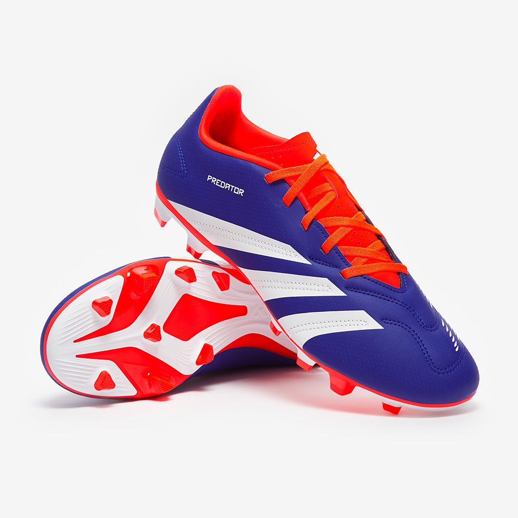 adidas Predator Club Firm Ground - Lucid Blue/Ftwr White/Solar Red