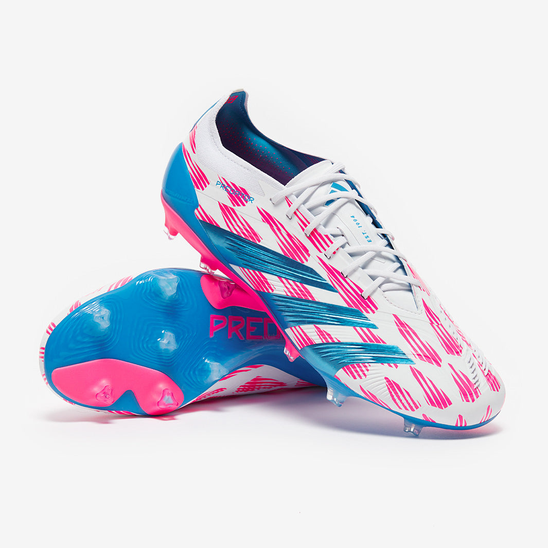 adidas Predator Elite Firm Ground - Ftwr White/Solar Blue/Solar