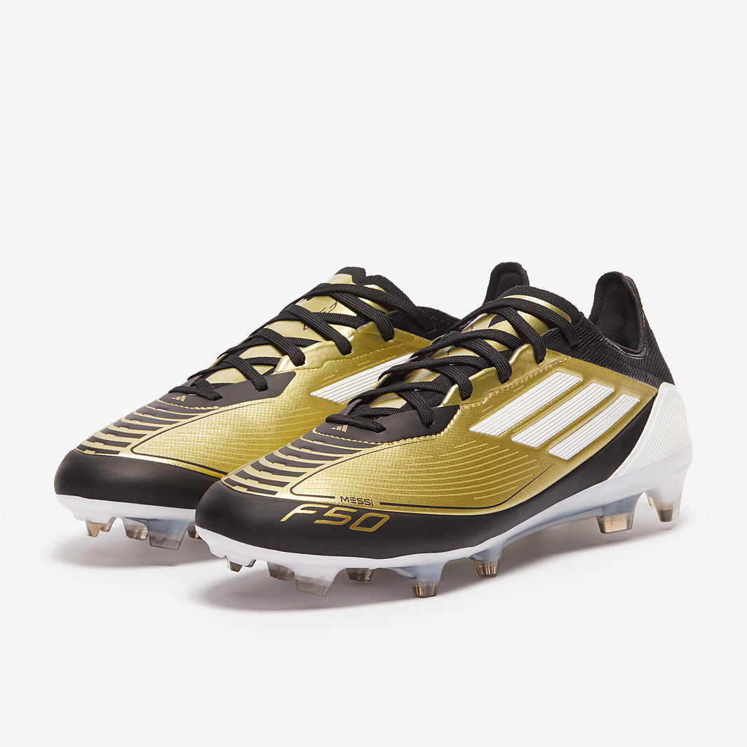 adidas F50 x Messi Pro Firm Ground - Gold Met/Ftwr White/Core