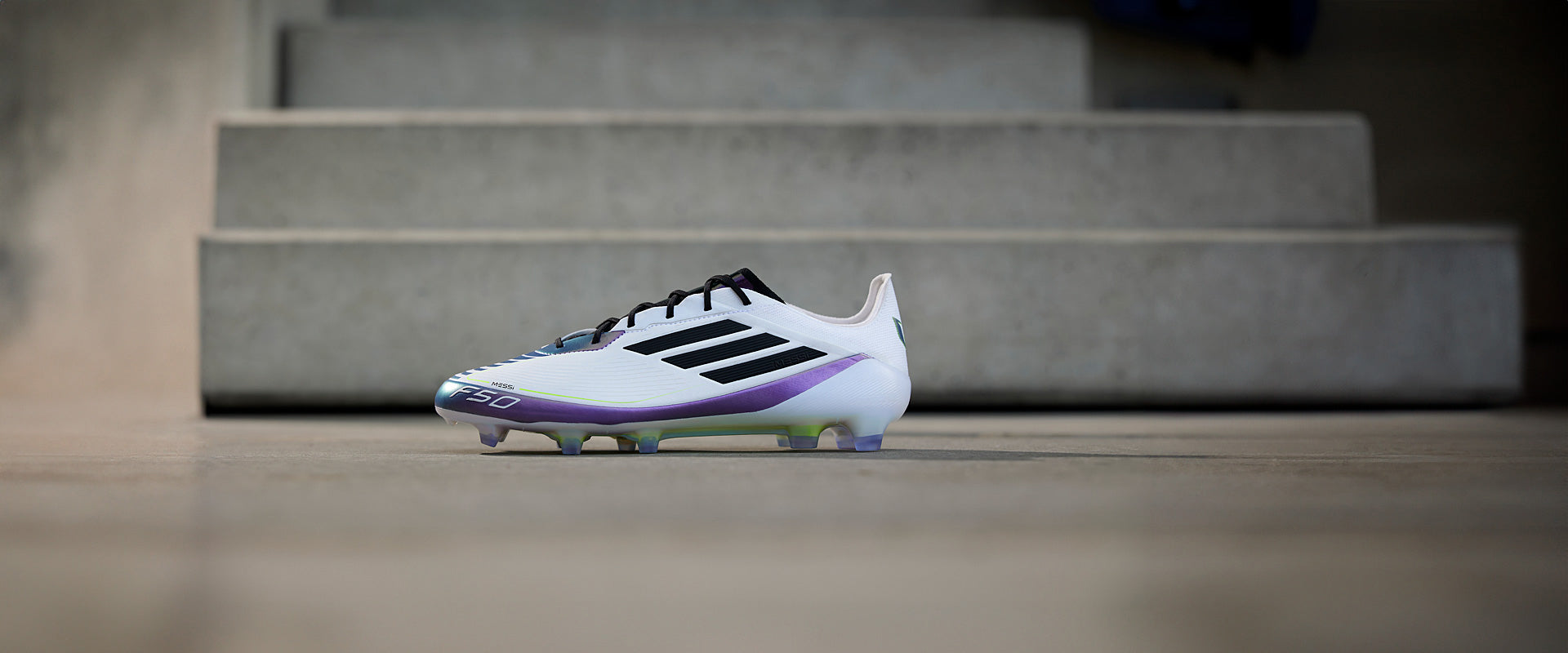 adidas F50 x Messi Elite Firm Ground - Ftwr White/Core Black/Unity