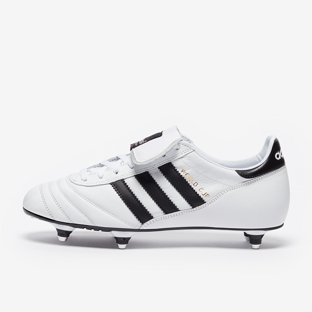 adidas World Cup Soft Ground - White/Black - Adult Boots