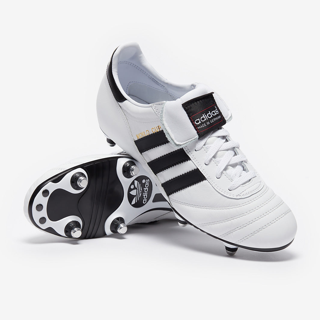adidas World Cup Soft Ground - White/Black - Adult Boots