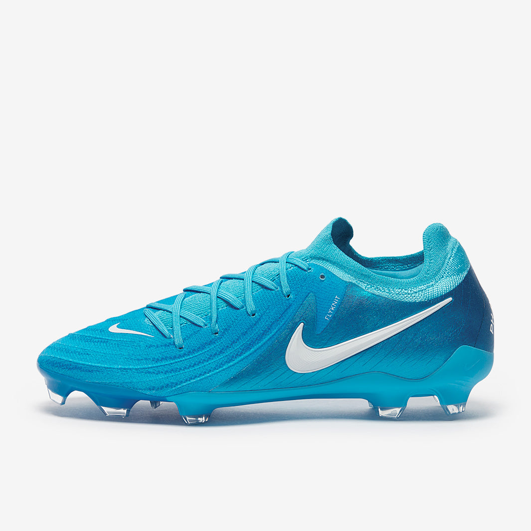 Nike Phantom GX II Pro Firm Ground - Blue Fury/White - Adult Boots
