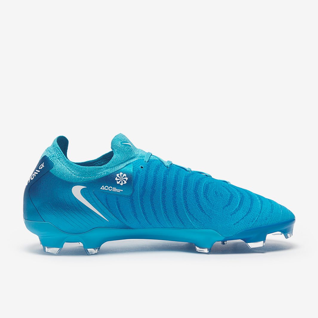 Nike Phantom GX II Pro Firm Ground - Blue Fury/White - Adult Boots