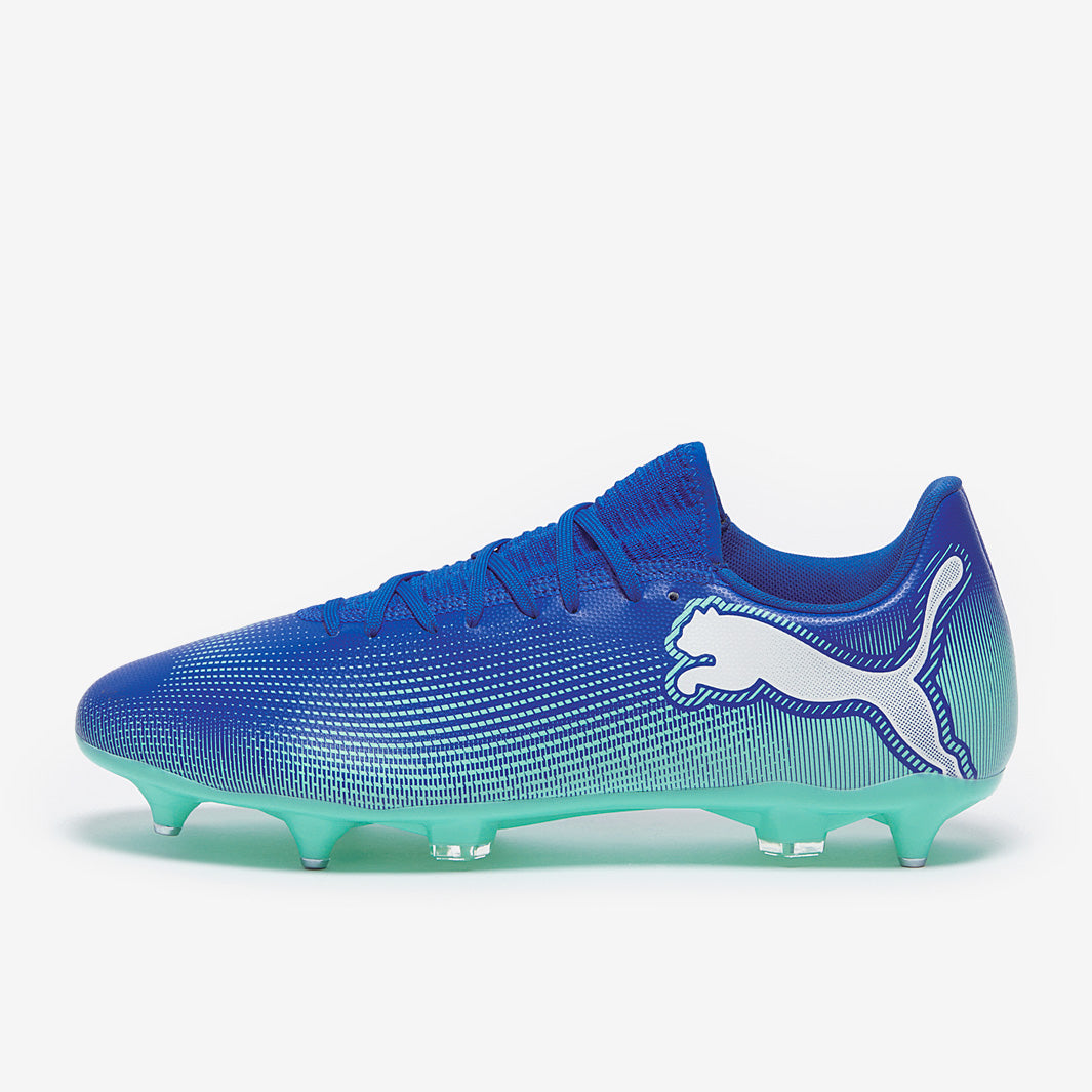 Puma Future 7 Play Mixed Ground - Hyperlink Blue/Mint/Puma White