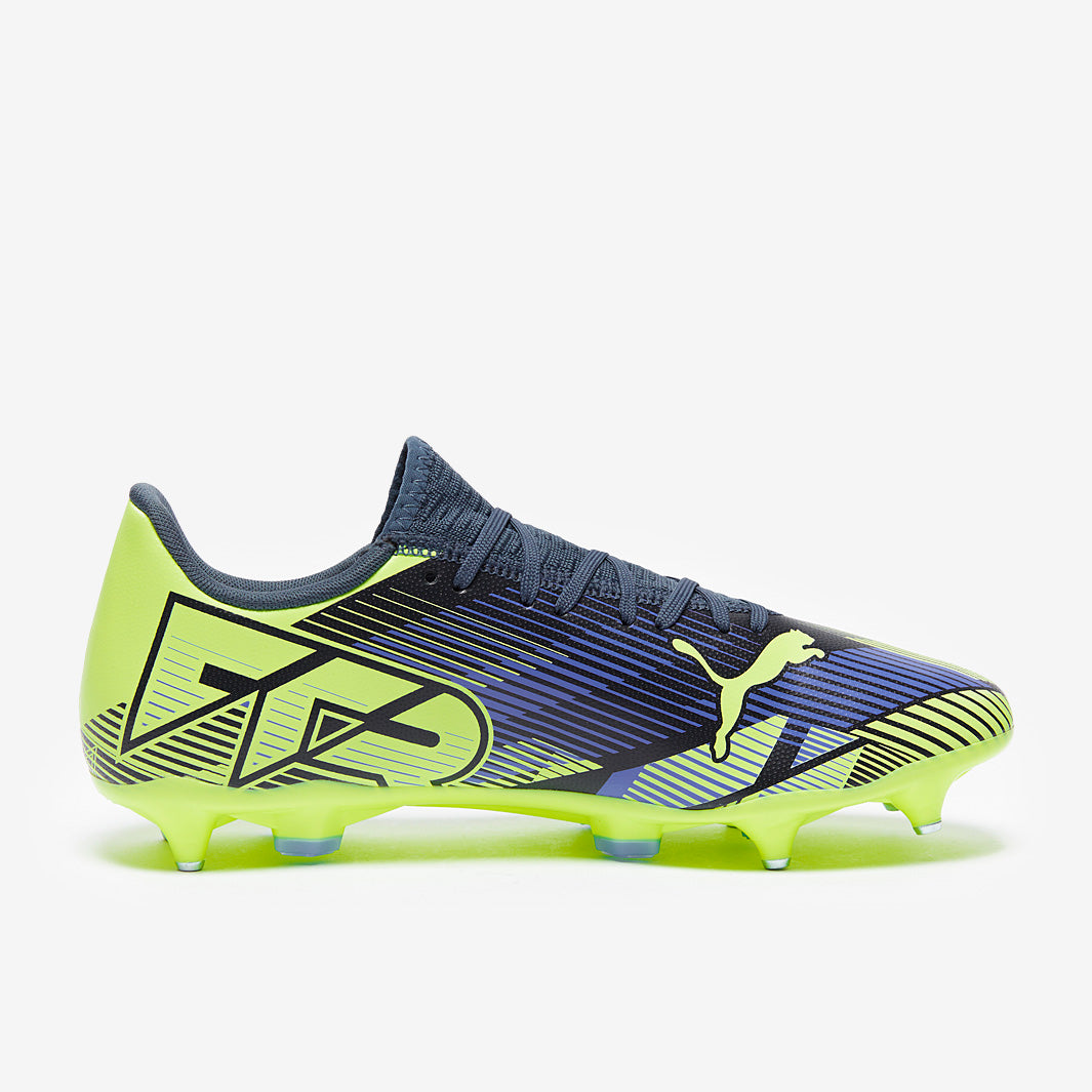 Puma Future 7 Play Mixed Ground x Soft Ground - Gray Skies/Elektro