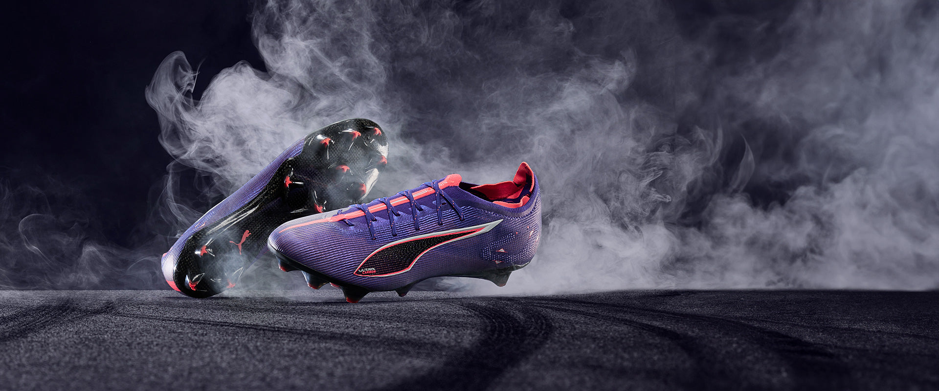 Puma Ultra 5 Carbon Firm Ground - Lapis Lazuli/Puma White/Sunset